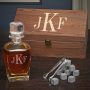 Classic Monogram Personalized Whiskey Draper Decanter Set