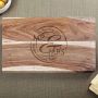 When Love Comes Together Exotic Hardwood Personalized Cutting Board