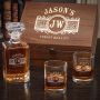 Marquee Personalized Whiskey Gift Set with Carson Decanter and Eastham Glasses