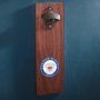 Navy Crest Wall-Mounted Bottle Opener Gift for Military