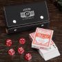 Marquee Slim Personalized Poker Set