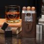Aviator Custom Buckman Whiskey Glass & Cigar Holder – Gift for Pilot