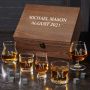 Personalized Ultimate Whiskey Glass Gift Set with Whiskey Stones