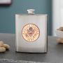 Military Crest Flask for Army, Navy, Air Force, or Marines