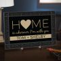 Home Is Wherever I’m With You Personalized Home Decor Sign