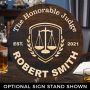 Liberty Scale Signature Series Custom Sign – Gift for Judge