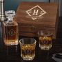 Drake Engraved Whiskey Decanter Set