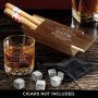 Stanford Personalized Buckman Glass Cigar Box Set - Groomsmen Gifts