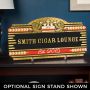 Smoke And Class Personalized Wooden Sign
