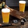 Personalized Cigar and Beer Gift Set