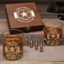 Army Strong Engraved Bullet Whiskey Stone Set Army Gifts for Him