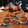 American Heroes Custom El Matador Bull Bourbon Decanter Set Military Gift