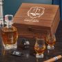 Liberty Scale Engraved Draper Glencairn Box Set Whiskey Gifts for Lawyers