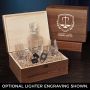 Liberty Scale Engraved Draper Glencairn Box Set Whiskey Gifts for Lawyers
