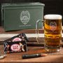 Colossal Police Badge Custom Engraved 50 Cal Beer Gifts for Police Officers