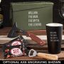 Unbreakable Man Myth Legend Personalized 30 Cal Beer Gifts