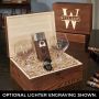 Oakmont Opus Engraved Cognac Glass Set with Cigar Gifts