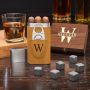 Oakmont Personalized Cigar and Whiskey Gift Set