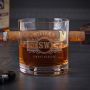 Marquee Personalized Round Cigar Whiskey Glass