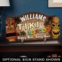 Personalized Tiki Lounge Tiki Bar Sign