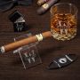 Oakmont Personalized Cigar Gift Set with Buckman Glass