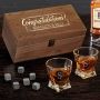 Time to Celebrate Personalized Whiskey Congratulations Gifts