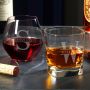 Oakmont Personalized Wine and Whiskey Glasses His and Her Gifts
