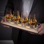 Quinton Personalized Serving Tray with Glencairn Glasses