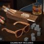 Maverick Buckman Glass with Slim Cigar Box Personalized Groomsman Gifts