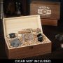 Marquee Cigar Glass Box Set Custom Whiskey Gift Set
