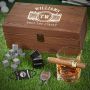 Marquee Cigar Glass Box Set Custom Whiskey Gift Set
