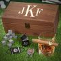 Classic Monogram Personalized Ultimate Whiskey and Cigar Gifts for Him