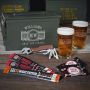Marquee Personalized 50 Cal Ammo Can Set Beer Gifts for Men