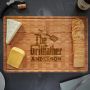 The Grillfather End Grain Custom Bamboo Cutting Board