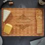Family Home Bamboo Personalized End Grain Charcuterie Board