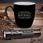 Stanford Engraved Coffee Gift Set with Flashlight