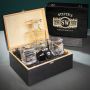 Marquee Engraved Carson Whiskey and Cigar Gift Set