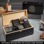 Ultra Rare Edition Personalized Buckman Whiskey and Cigar Gift Set
