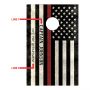Thin Red Line Custom Cornhole Set of Firefighter Gifts