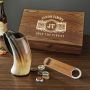 Marquee Viking Horn Mug Gift Set with Custom Box