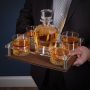 Draper Presentation Whiskey Decanter Set with Tray