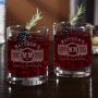 Marquee Personalized Cocktail Glasses Set of 2