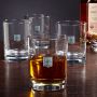 Regal Crest Personalized Whiskey Glasses, Set of 4