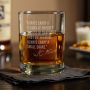 Famous Men of Whiskey Etched Rocks Glass (Select a Design)