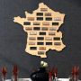 France Wine Cork Map
