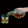 Hand Grenade Glass Whiskey Decanter