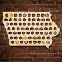 Iowa Beer Cap Map