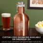Novare Personalized 64oz Emerson Stainless Steel Growler