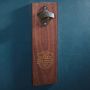 Vintage Brewery Personalized Wooden Wall Bottle Opener