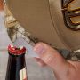 Baseball Cap Bottle Opener and Custom Pint Glasses for Dad
